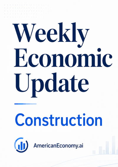 Weekly Economic Update - Construction