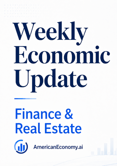 Weekly Economic Update - Finance & Real Estate