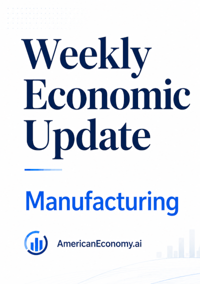 Weekly Economic Update - Manufacturing